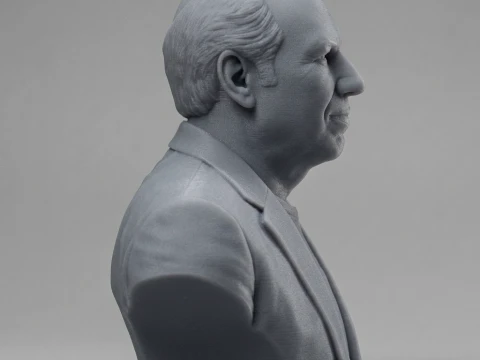 Hans Zimmer 3D Printable Bust 3D Print Model
