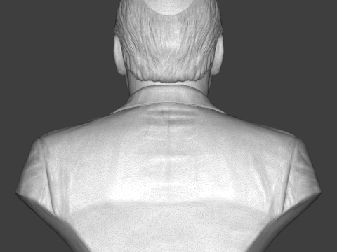 Hans Zimmer 3D Printable Bust 3D Print Model