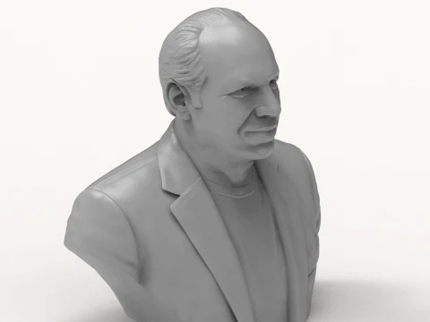 Hans Zimmer 3D Printable Bust 3D Print Model