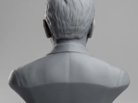 Alexander Fleming 3D Printable Bust 3D Print Model
