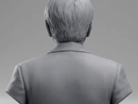 Carl Sagan 3D Printable Bust 3D Print Model