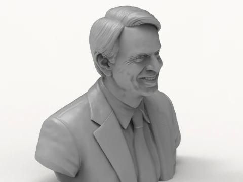 Carl Sagan 3D Printable Bust 3D Print Model