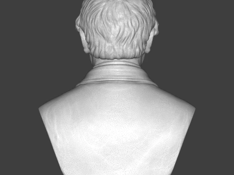 Gregor Mendel 3D Printable Bust 3D Print Model
