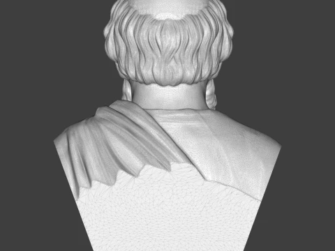 Archimedes Historical 3D Printable Bust 3D Print Model