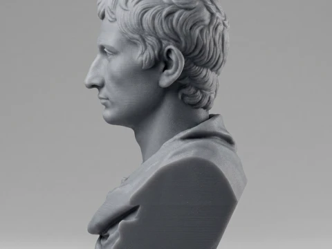Augustus First Roman Emperor 3D Printable Bust 3D Print Model