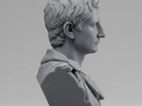 Augustus First Roman Emperor 3D Printable Bust 3D Print Model