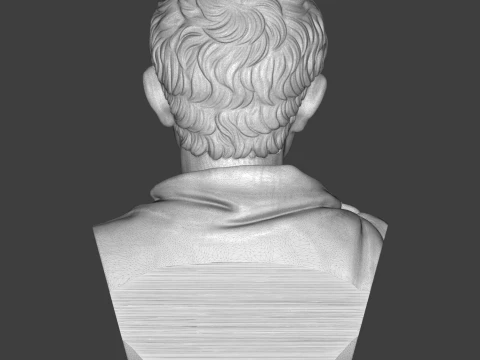 Augustus First Roman Emperor 3D Printable Bust 3D Print Model