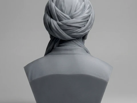 Avicenna Historical Polymath 3D Printable Bust 3D Print Model