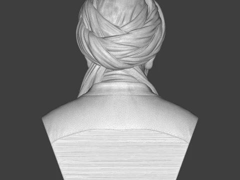 Avicenna Historical Polymath 3D Printable Bust 3D Print Model