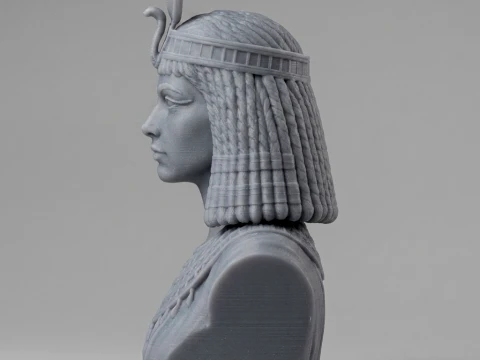Cleopatra 3D Printable Bust 3D Print Model