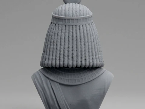 Cleopatra 3D Printable Bust 3D Print Model