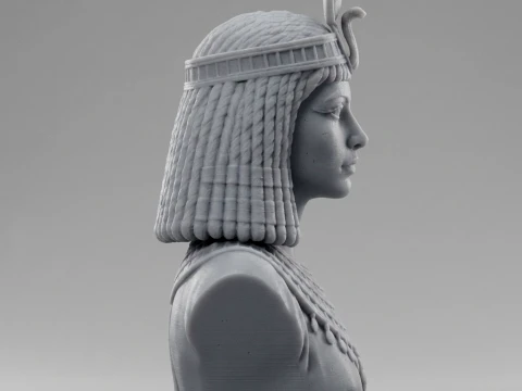 Cleopatra 3D Printable Bust 3D Print Model