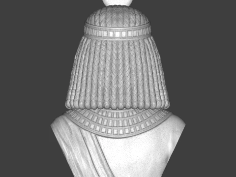 Cleopatra 3D Printable Bust 3D Print Model