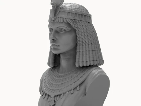 Cleopatra 3D Printable Bust 3D Print Model