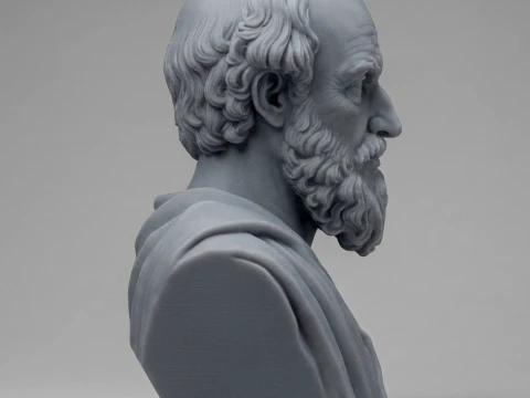 Eratosthenes 3D Printable Bust 3D Print Model