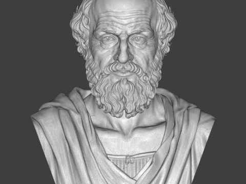 Eratosthenes 3D Printable Bust 3D Print Model