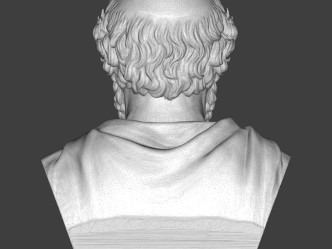 Eratosthenes 3D Printable Bust 3D Print Model