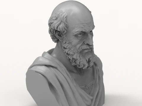 Eratosthenes 3D Printable Bust 3D Print Model