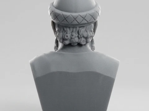 Hammurabi Babylonian King 3D Printable Bust 3D Print Model