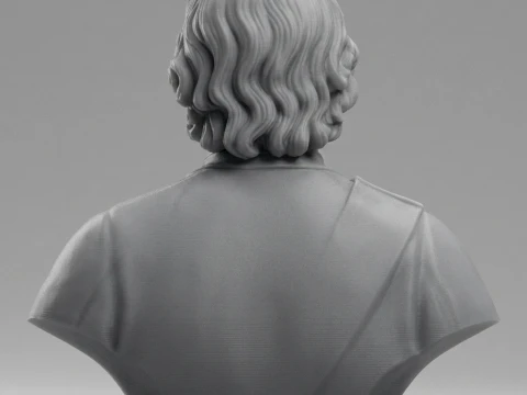 Peter the Great Russian Emperor 3D Printable Bust 3D Print Model