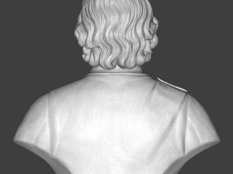 Peter the Great Russian Emperor 3D Printable Bust 3D Print Model