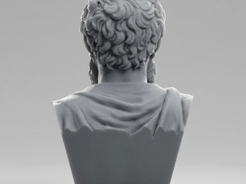 Phidias Ancient Greek Sculptor 3D Printable Bust 3D Print Model