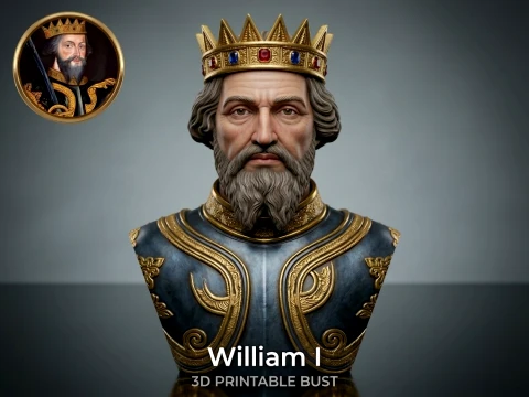 The Conqueror 3D Printable Bust 3D Print Model