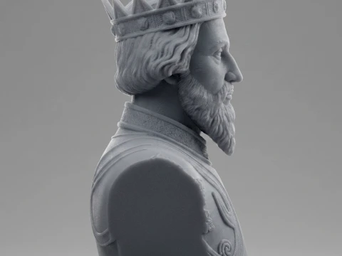 The Conqueror 3D Printable Bust 3D Print Model