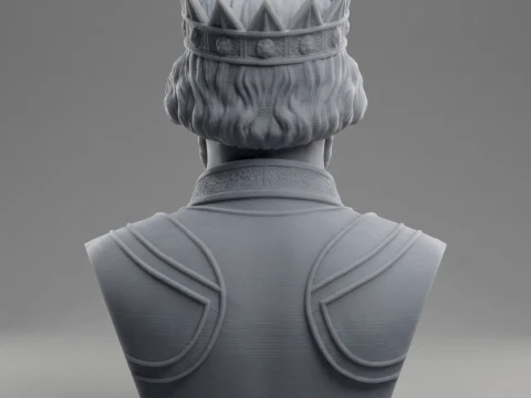 The Conqueror 3D Printable Bust 3D Print Model