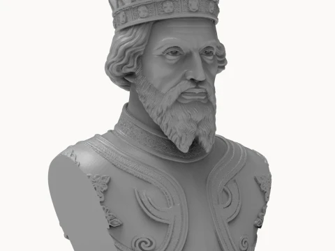 The Conqueror 3D Printable Bust 3D Print Model