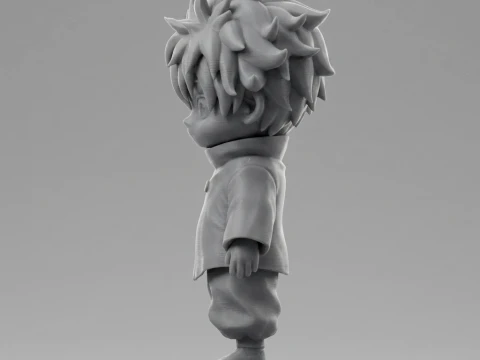 Killua Zoldyck 3D Print Model 3D 프린트 모델