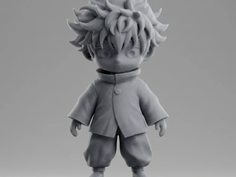 Killua Zoldyck 3D Print Model 3D 프린트 모델