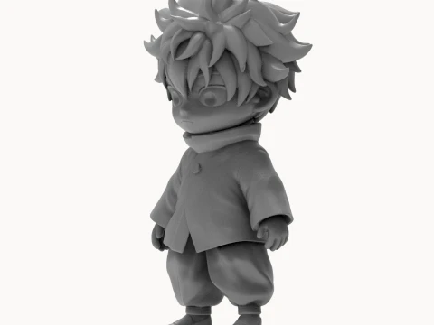 Killua Zoldyck 3D Print Model 3D 프린트 모델