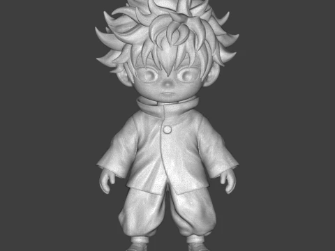Killua Zoldyck 3D Print Model 3D 프린트 모델