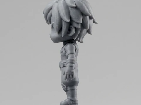 Izuku Midoriya Deku Figurine 3D Print Model 3D Print Model
