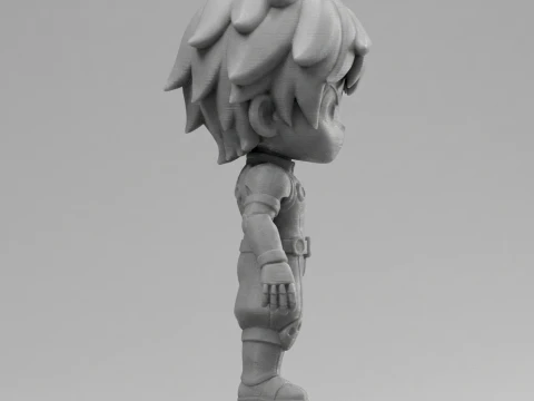 Izuku Midoriya Deku Figurine 3D Print Model 3D Print Model