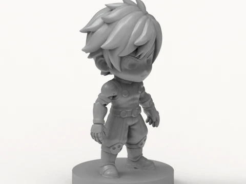 Izuku Midoriya Deku Figurine 3D Print Model 3D Print Model