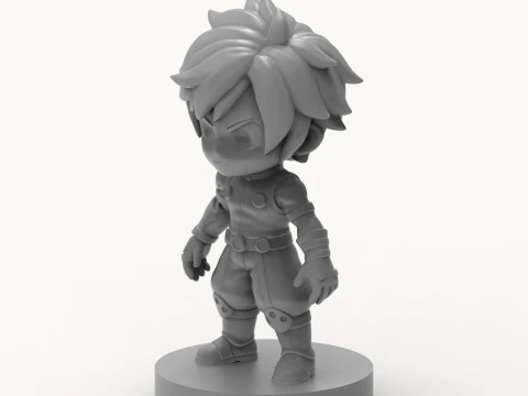 Izuku Midoriya Deku Figurine 3D Print Model 3D Print Model