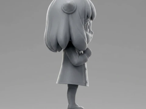 Anya Forger Chibi 3D Printable Figurine 3D Print Model