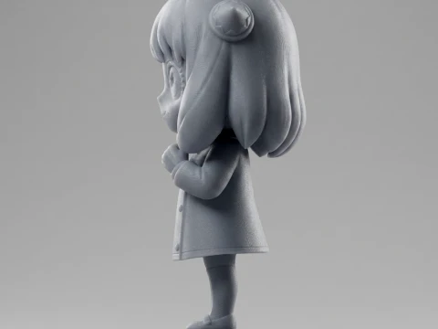 Anya Forger Chibi 3D Printable Figurine 3D Print Model
