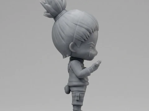Shikamaru Nara Chibi 3D Printable Figurine 3D Print Model
