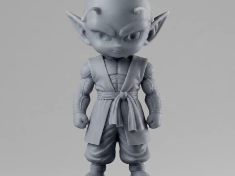 Piccolo Chibi Fan Art Sculpture Anime 3D print model 3D Print Model