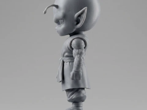 Piccolo Chibi Fan Art Sculpture Anime 3D print model 3D Print Model