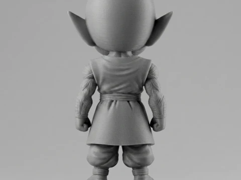 Piccolo Chibi Fan Art Sculpture Anime 3D print model 3D Print Model