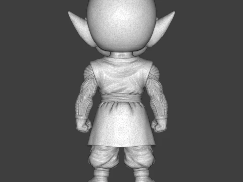Piccolo Chibi Fan Art Sculpture Anime 3D print model 3D Print Model