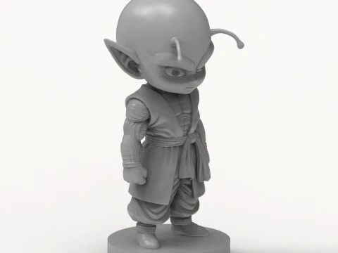 Piccolo Chibi Fan Art Sculpture Anime 3D print model 3D Print Model