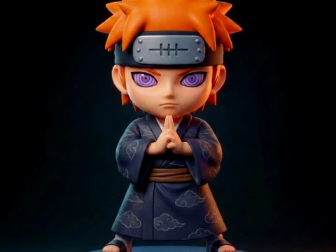 Pain Naruto Shippuden 3D Print Model 3D Принт Модель
