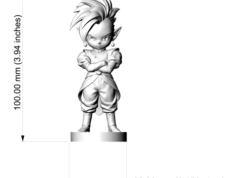 Supreme Kai Dragon Ball 3D Print 3D Print Model