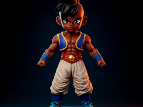 Uub Dragon Ball Z 3D Print Model 3D Принт Модель