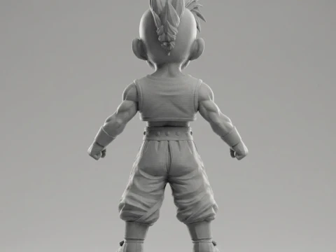 Uub Dragon Ball Z 3D Print Model 3D Print Model